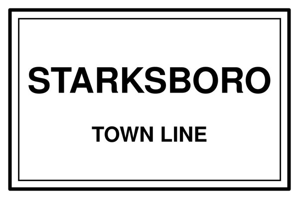 Starksboro Cork Coaster artwork detail