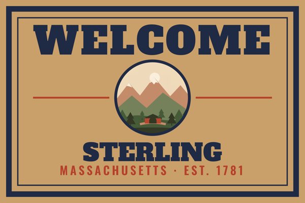 Sterling Welcome Doormat artwork detail