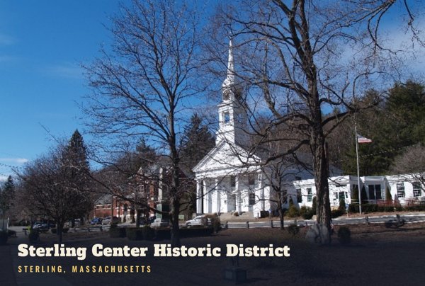Sterling Sterling Center Historic District Postcard artwork detail