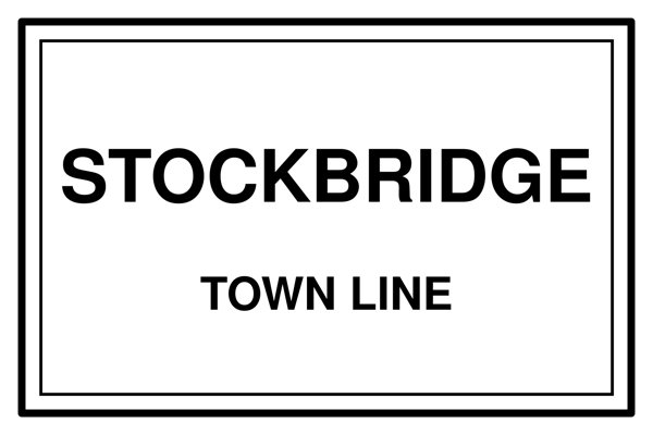 Stockbridge Cork Coaster artwork detail