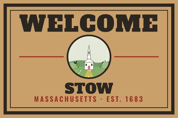Stow Welcome Doormat artwork detail