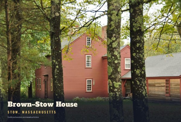Stow Brown–Stow House Postcard artwork detail