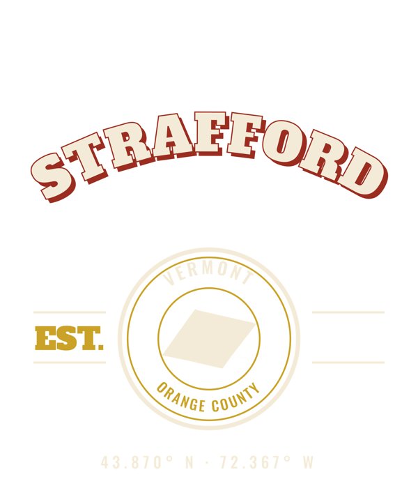 Strafford Est. Tee artwork detail