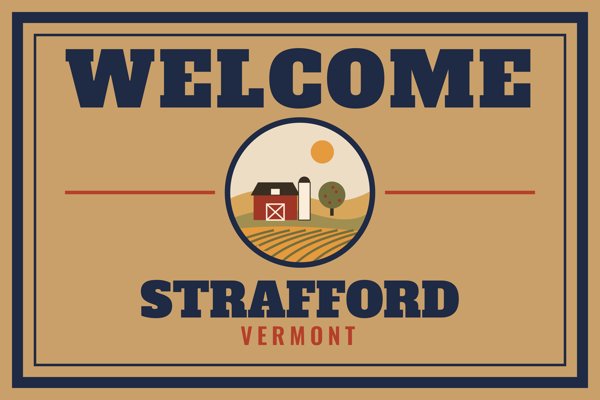 Strafford Welcome Doormat artwork detail