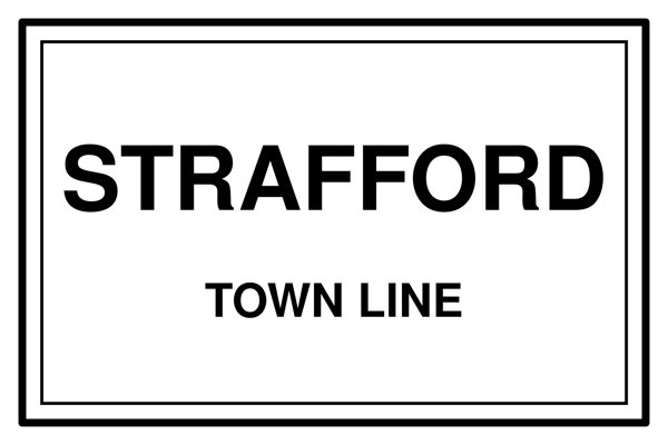 Strafford Town Line Mug artwork detail