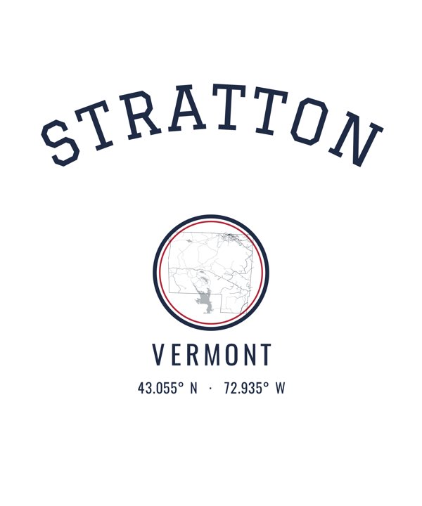 Stratton Hometown Ornament artwork detail