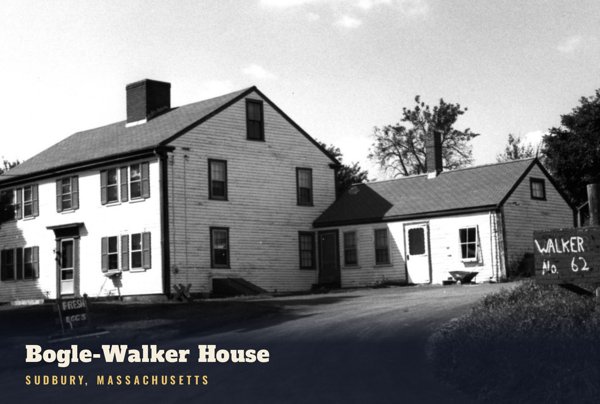 Sudbury Bogle-Walker House Postcard artwork detail