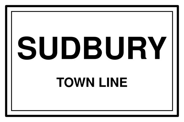 Sudbury Town Line Mug artwork detail