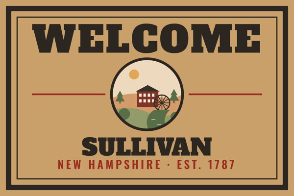 Sullivan Welcome Doormat artwork detail