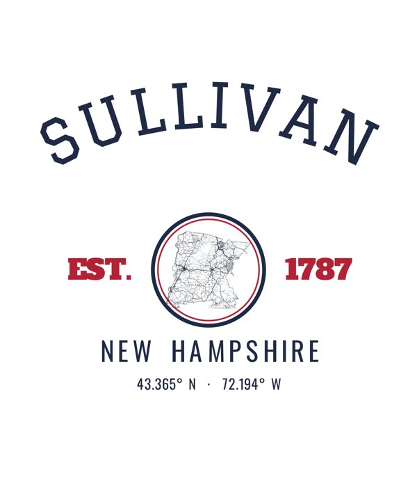 Sullivan Hometown Ornament artwork detail