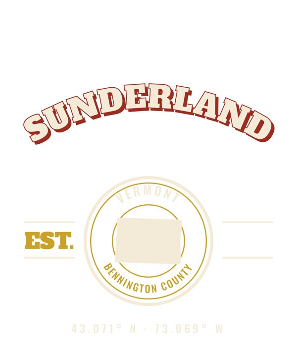 Sunderland Est. Tee artwork detail