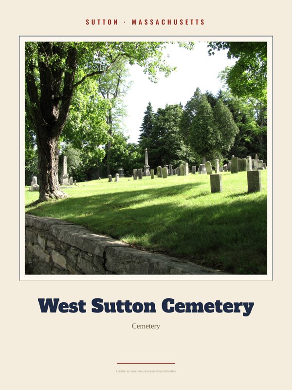 Sutton West Sutton Cemetery Landmark Print artwork detail