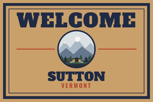 Sutton Welcome Doormat artwork detail