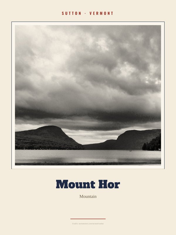 Sutton Mount Hor Landmark Print artwork detail