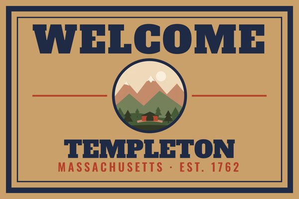Templeton Welcome Doormat artwork detail