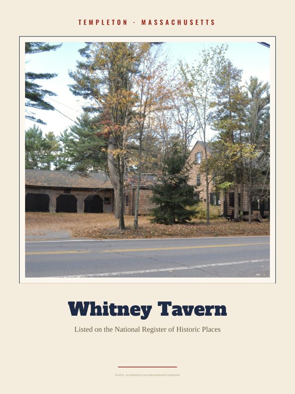 Templeton Whitney Tavern Landmark Print artwork detail
