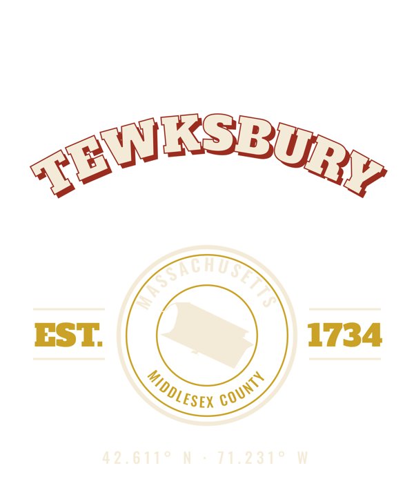 Tewksbury Varsity Crewneck artwork detail