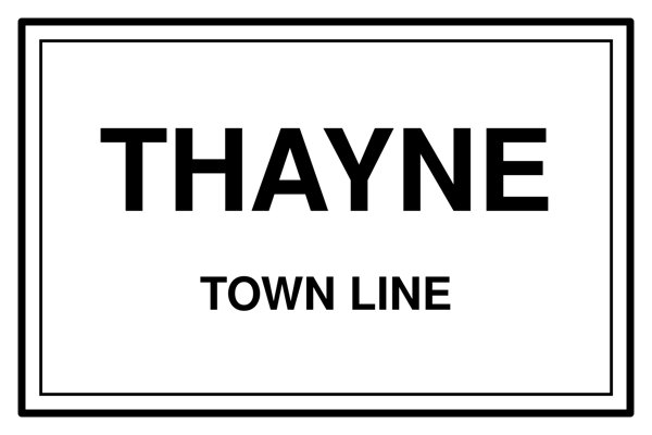 Thayne Town Line Mug artwork detail