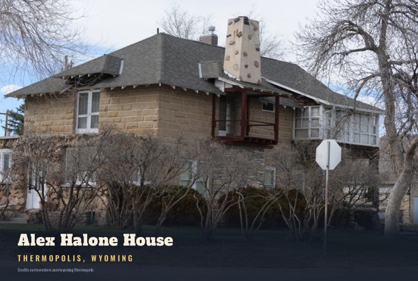 Thermopolis Alex Halone House Postcard artwork detail