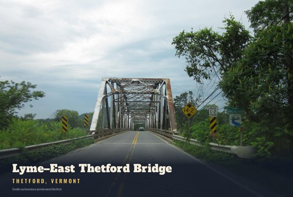 Thetford Lyme–East Thetford Bridge Postcard artwork detail