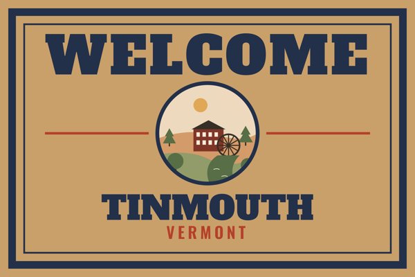 Tinmouth Welcome Doormat artwork detail
