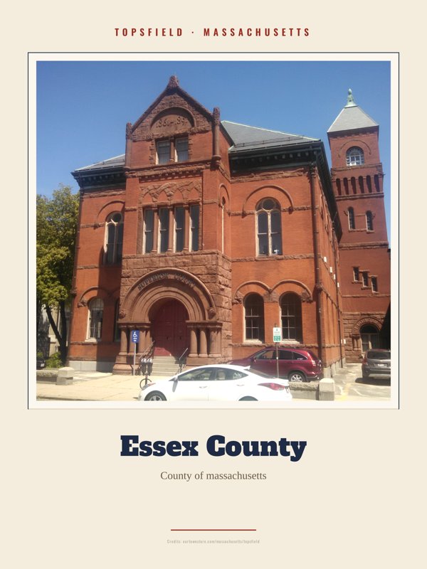 Topsfield Essex County Landmark Print artwork detail