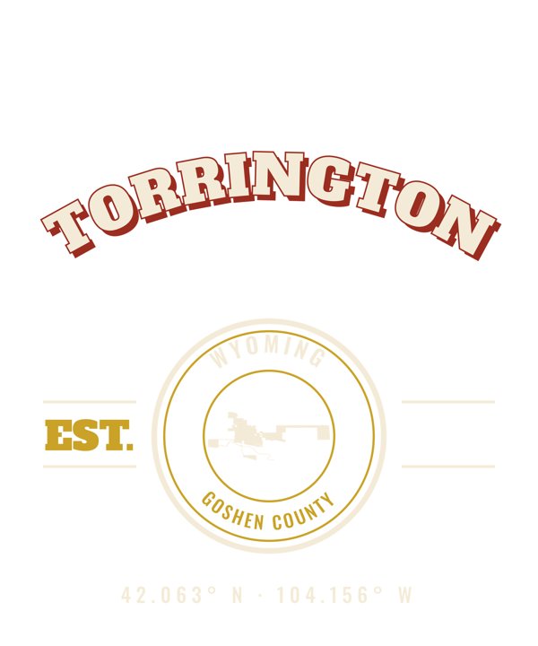 Torrington Varsity Crewneck artwork detail