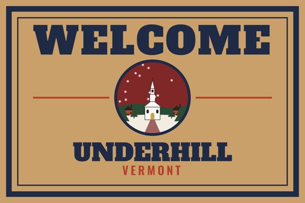 Underhill Welcome Doormat artwork detail