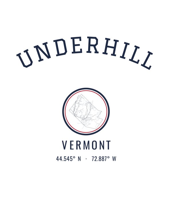 Underhill Hometown Ornament artwork detail