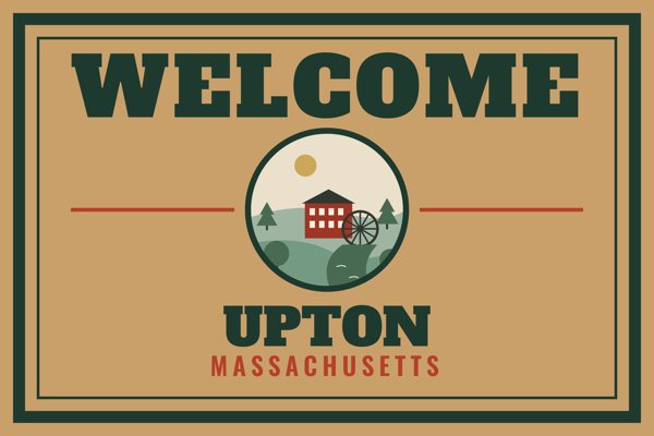 Upton Welcome Doormat artwork detail