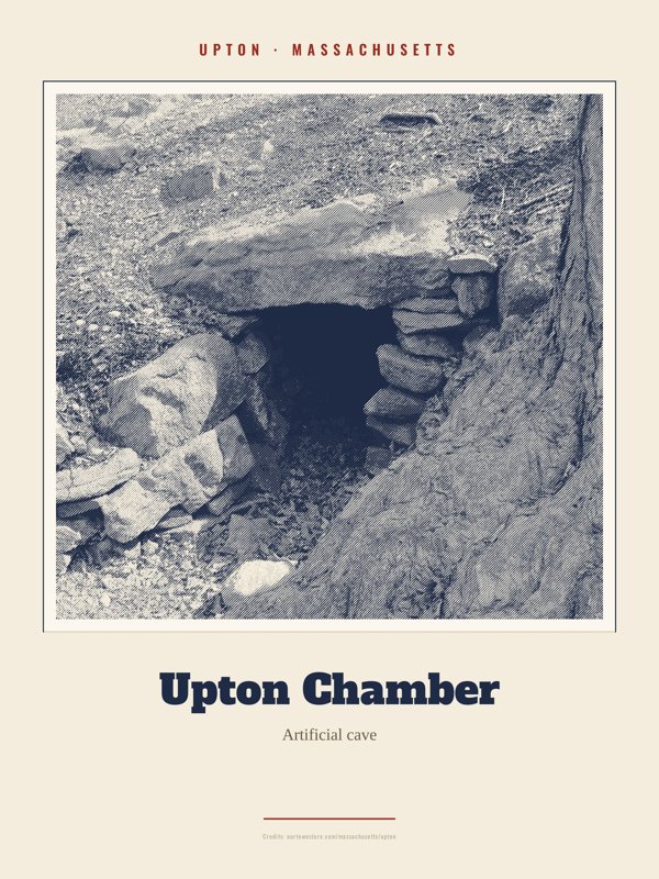 Upton Upton Chamber Landmark Print artwork detail