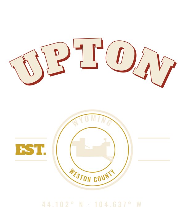 Upton Est. Tee artwork detail