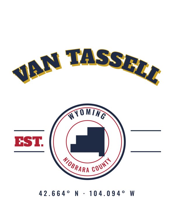 Van Tassell Market Tote artwork detail