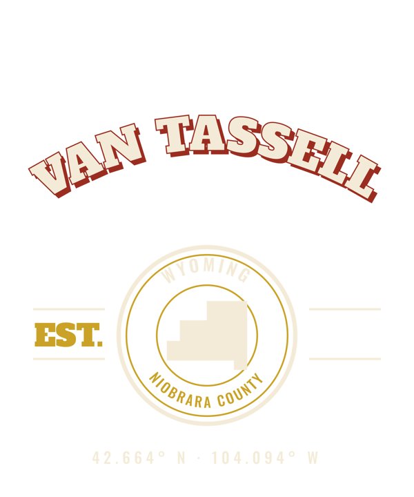 Van Tassell Est. Tee artwork detail