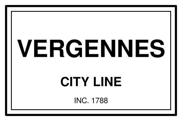 Vergennes Cork Coaster artwork detail