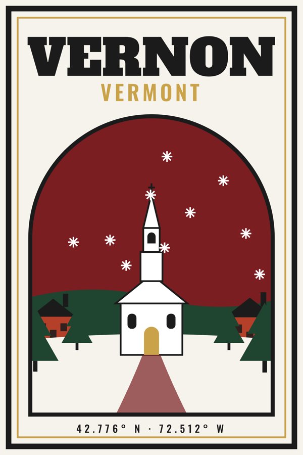 Vernon Garden Flag artwork detail