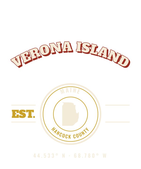 Verona Island Est. Tee artwork detail