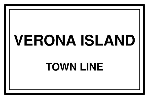 Verona Island Cork Coaster artwork detail