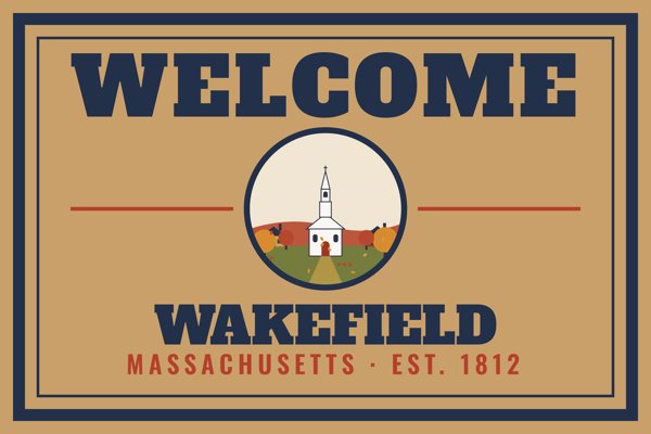 Wakefield Welcome Doormat artwork detail
