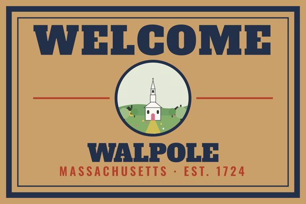 Walpole Welcome Doormat artwork detail