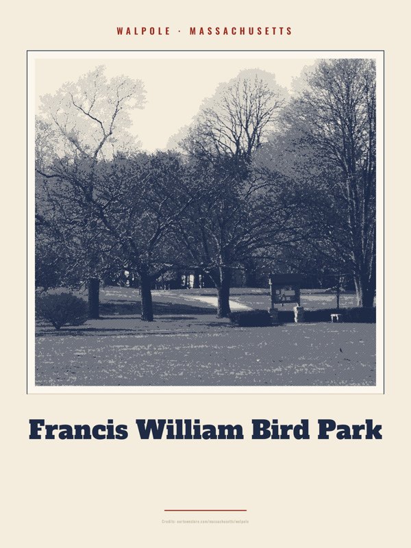 Walpole Francis William Bird Park Landmark Print artwork detail