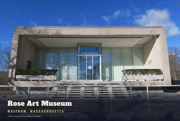 Waltham Rose Art Museum Postcard artwork detail