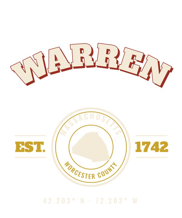 Warren Est. Tee artwork detail