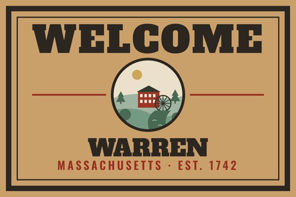 Warren Welcome Doormat artwork detail