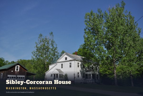 Washington Sibley-Corcoran House Postcard artwork detail