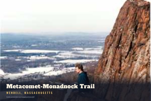 Wendell Metacomet-Monadnock Trail Postcard artwork detail