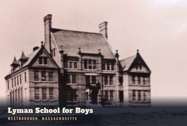 Westborough Lyman School for Boys Postcard artwork detail