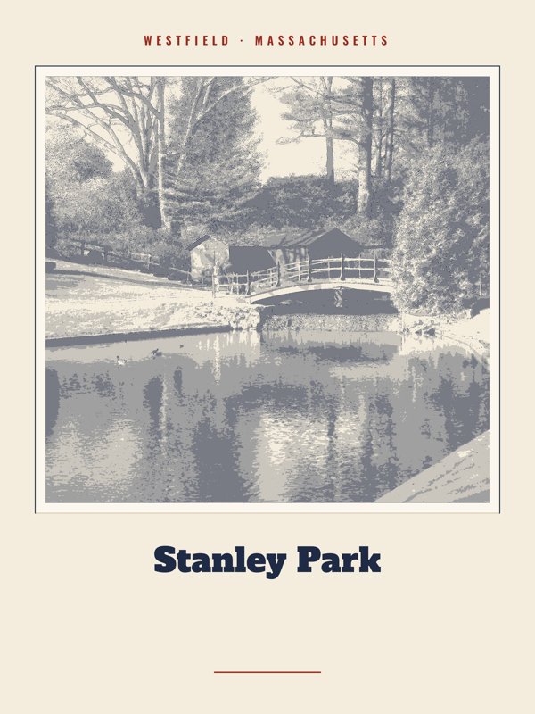 Westfield Stanley Park Landmark Print artwork detail
