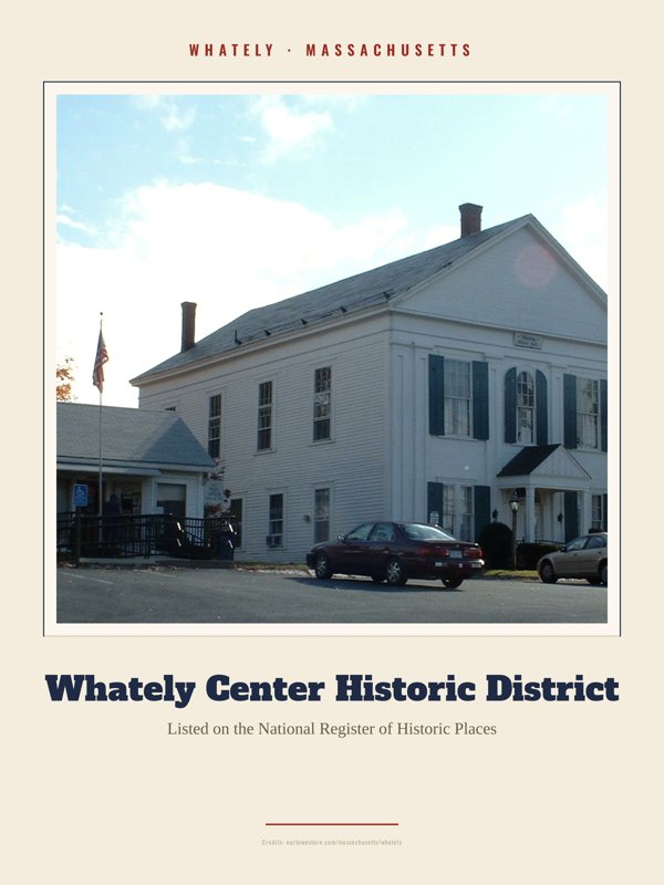 Whately Whately Center Historic District Landmark Print artwork detail