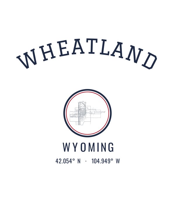 Wheatland Hometown Ornament artwork detail